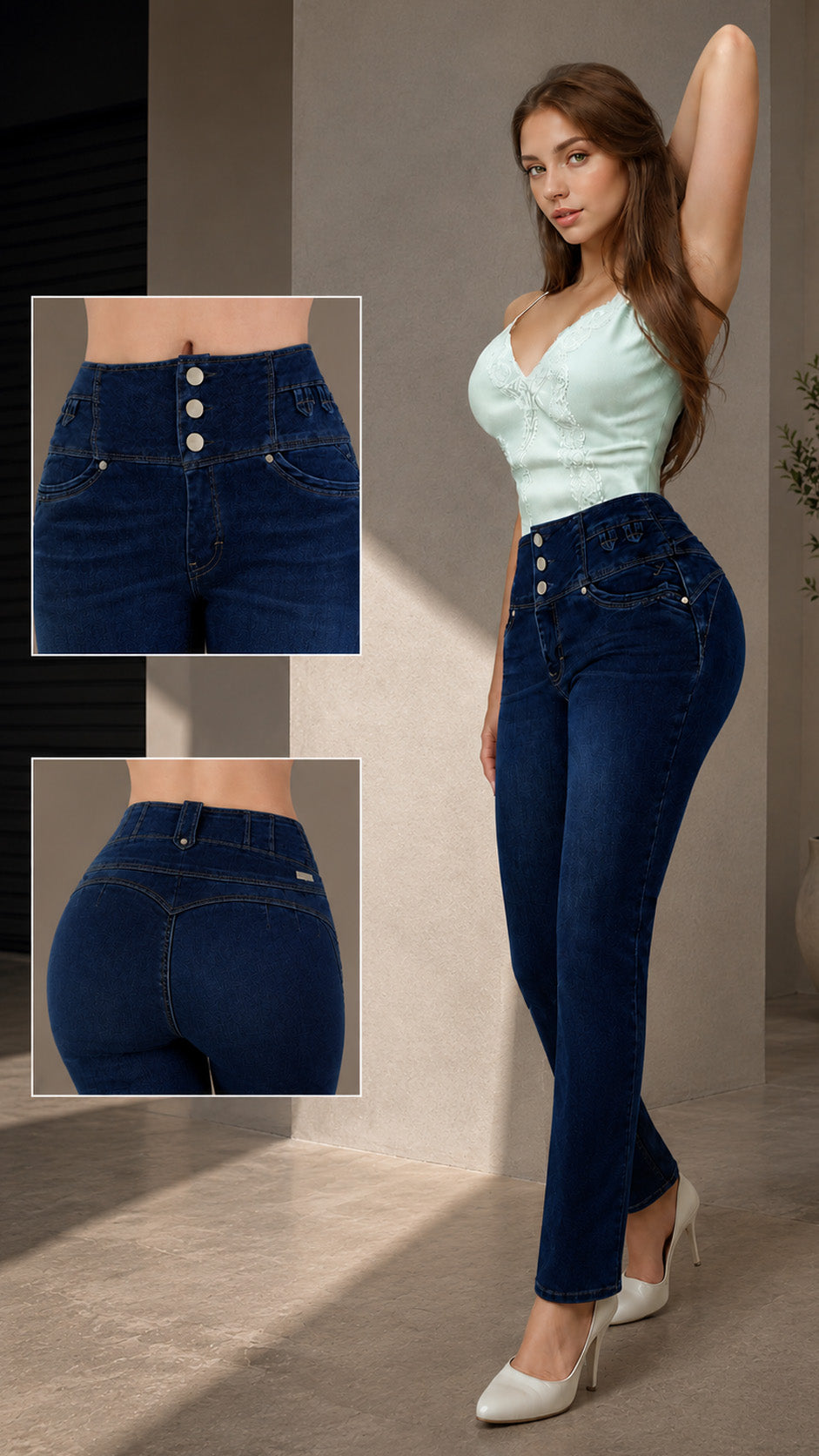 Jeans Slim Oscuro