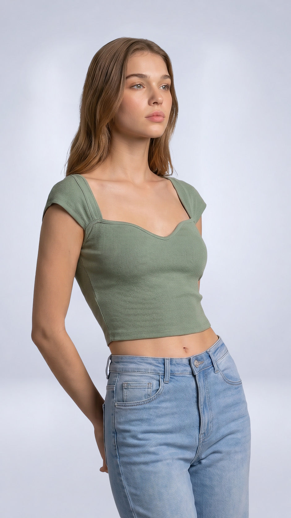 Jeans Wide Leg Claro