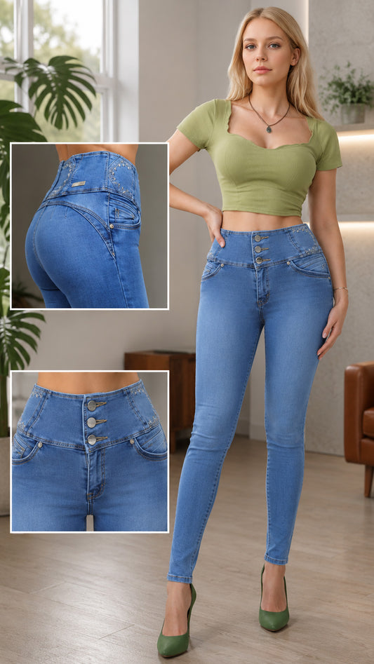 Jeans Skinny Claro