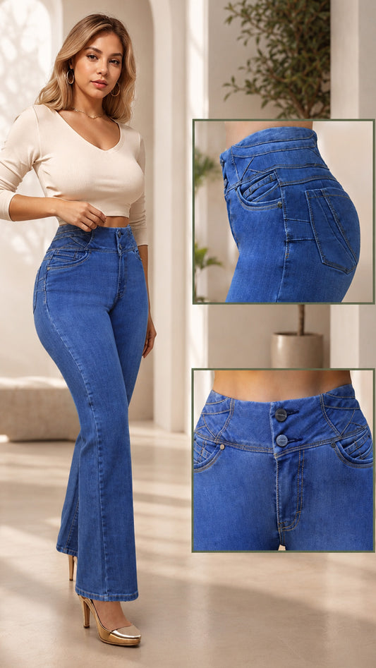 Jeans Straight Medio